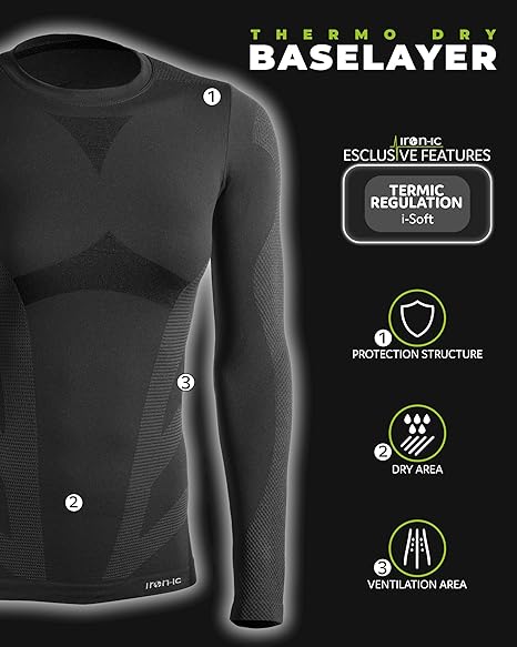 IRON IC Women's Long sleeve Active thermal Sportswear