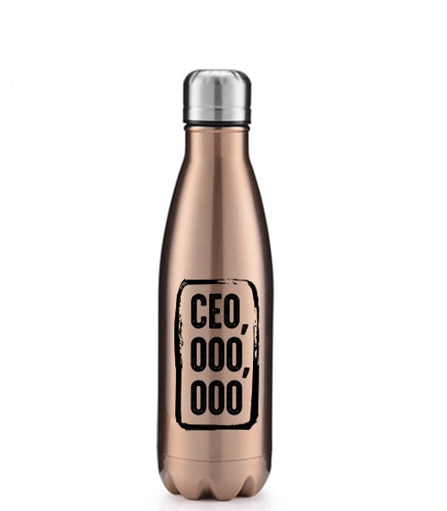 CEO,000,000 17oz Stainless Steel Water Bottle