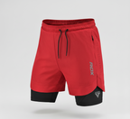 2-in-1 Compression Training Shorts – Engineered for Peak Performance, Breathability & Endurance