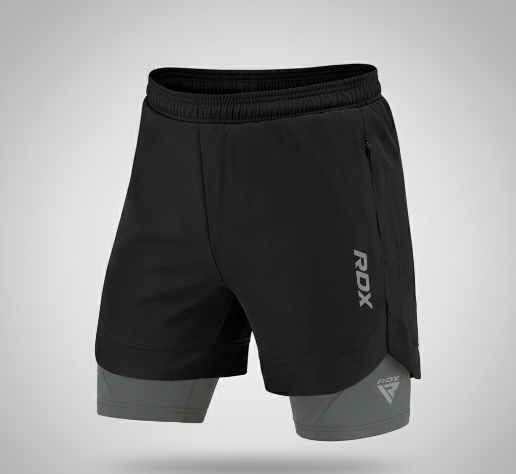 2-in-1 Compression Training Shorts – Engineered for Peak Performance, Breathability & Endurance