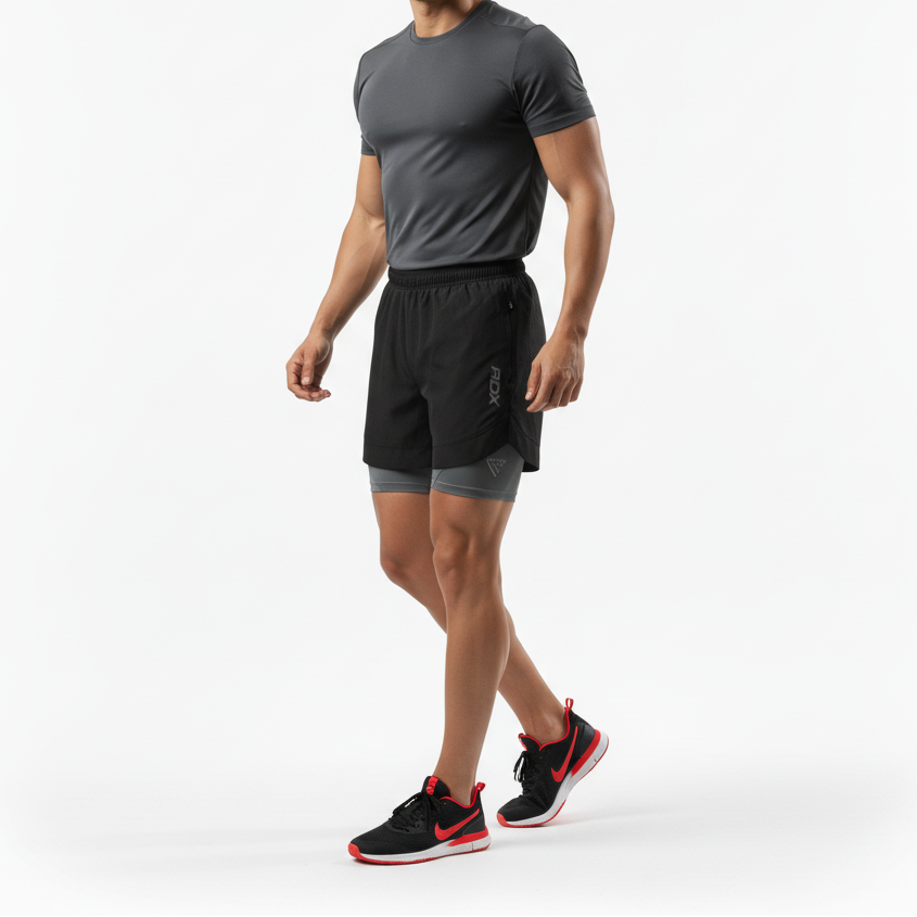 2-in-1 Compression Training Shorts – Engineered for Peak Performance, Breathability & Endurance