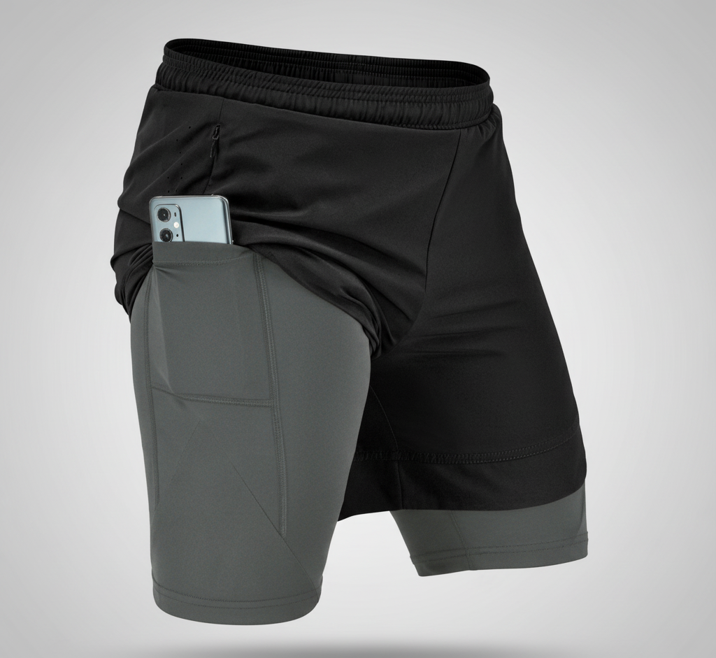 2-in-1 Compression Training Shorts – Engineered for Peak Performance, Breathability & Endurance