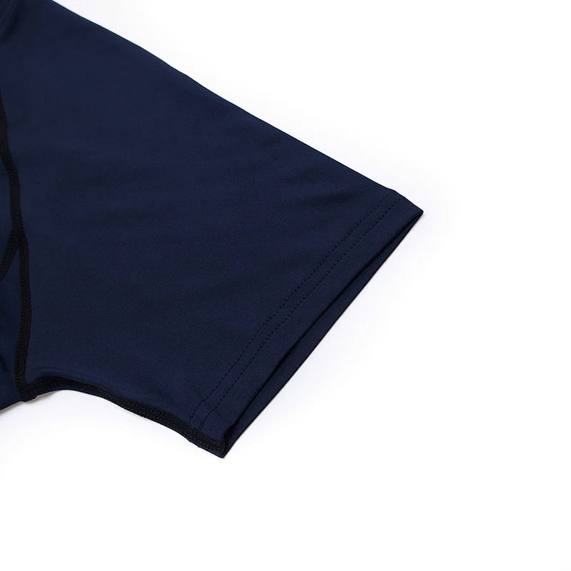 Men Running Compression T-shirt Short Sleeve Sport Tees Gym Fitness